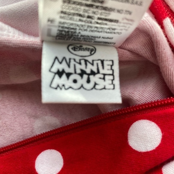 Disney Minnie Mouse Red White Polka Dot Girls Toddler Size 2-3 Years. - Picture 5 of 10